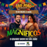 O AMOR ESTÁ NO AR! Banda Magníficos é confirmada no 2º São João de Januária no dia 18 de julho!