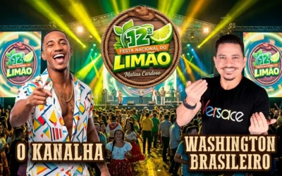 12ª Festa Nacional do Limão: Primeiras atrações nacionais são confirmadas em Matias Cardoso