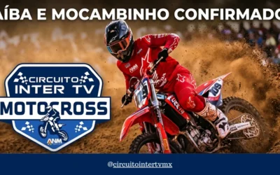 Jaíba e Mocambinho são confirmados na temporada 2026 do Circuito InterTV de Motocross