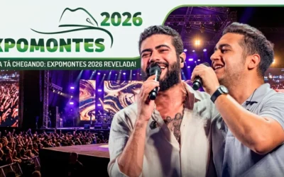 CONTAGEM REGRESSIVA: Atrações da Expomontes 2026 serão reveladas durante show de Henrique & Juliano