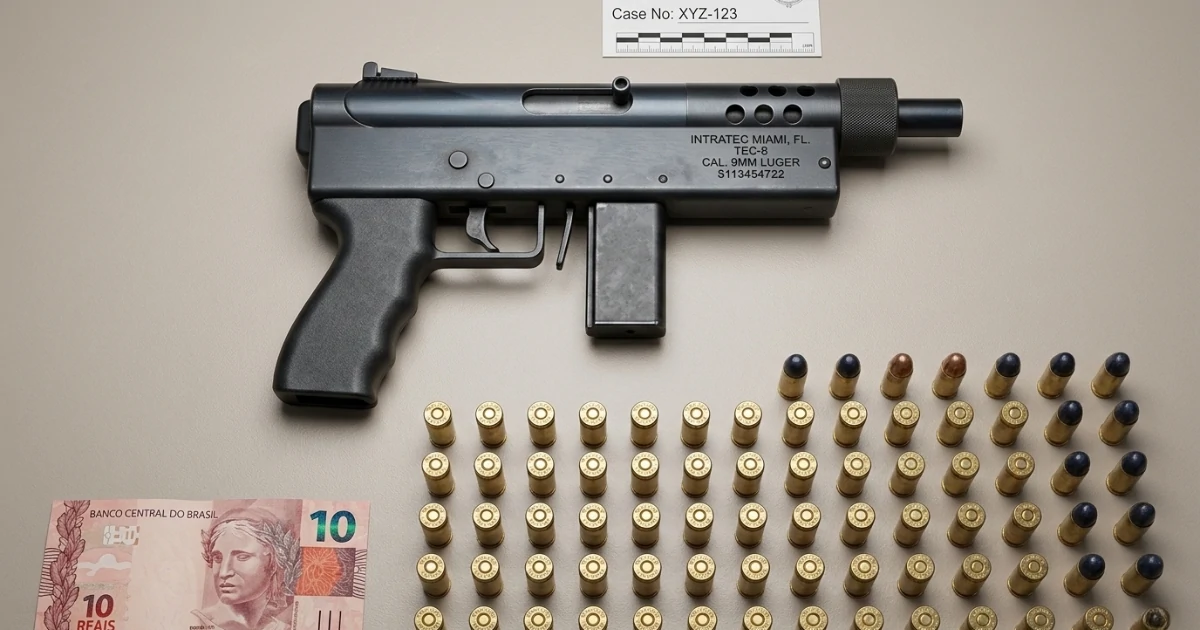 PM apreende submetralhadora e desarticula ponto de tráfico em Januária