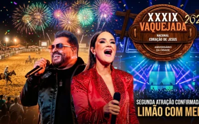 Limão com Mel é a Segunda Atração Confirmada para a 39ª Vaquejada de Coração de Jesus