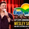 ExpoJanaúba 2026: Wesley Safadão é atração confirmada para noite histórica na véspera de feriado