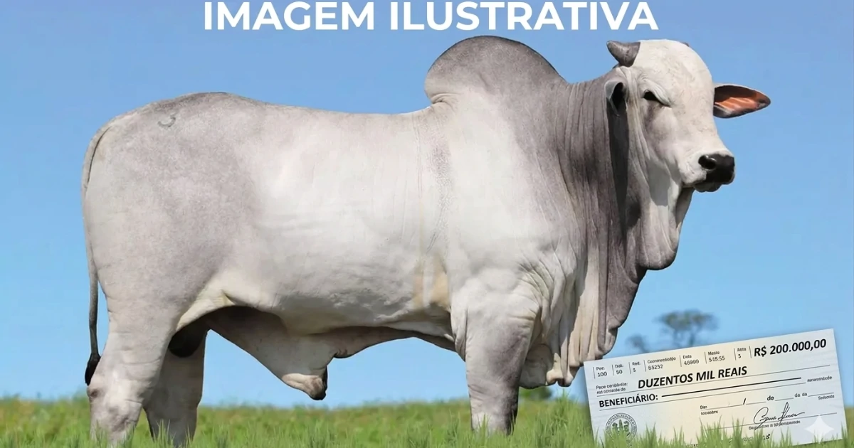 Prejuízo de R$ 200 mil: Criminosos matam touro de elite que já estava vendido em Itacarambi