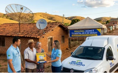 Miravânia entra na rota da TV Digital: Caravana do Governo Federal chega à cidade em 9 de abril