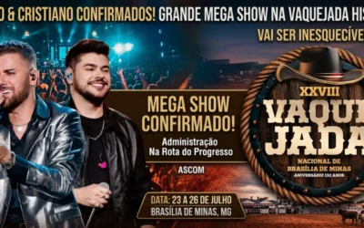 Zé Neto & Cristiano são confirmados como a grande atração da XXVIII Vaquejada de Brasília de Minas