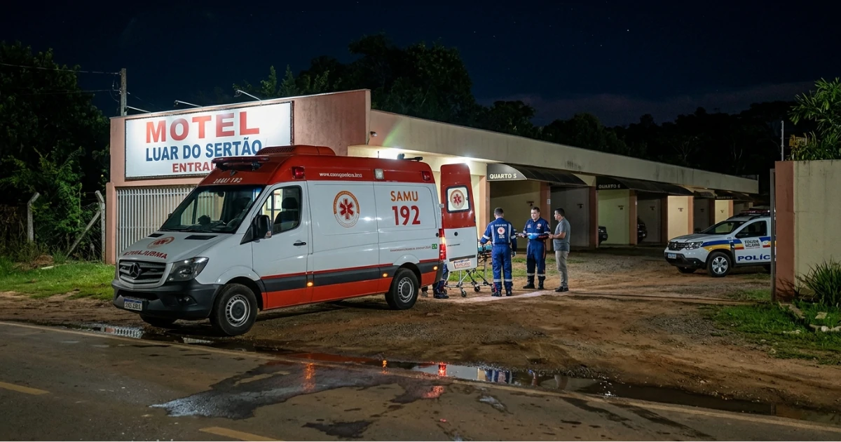 Tragédia em Monte Carmelo: Homem de 59 anos morre em motel após passar mal