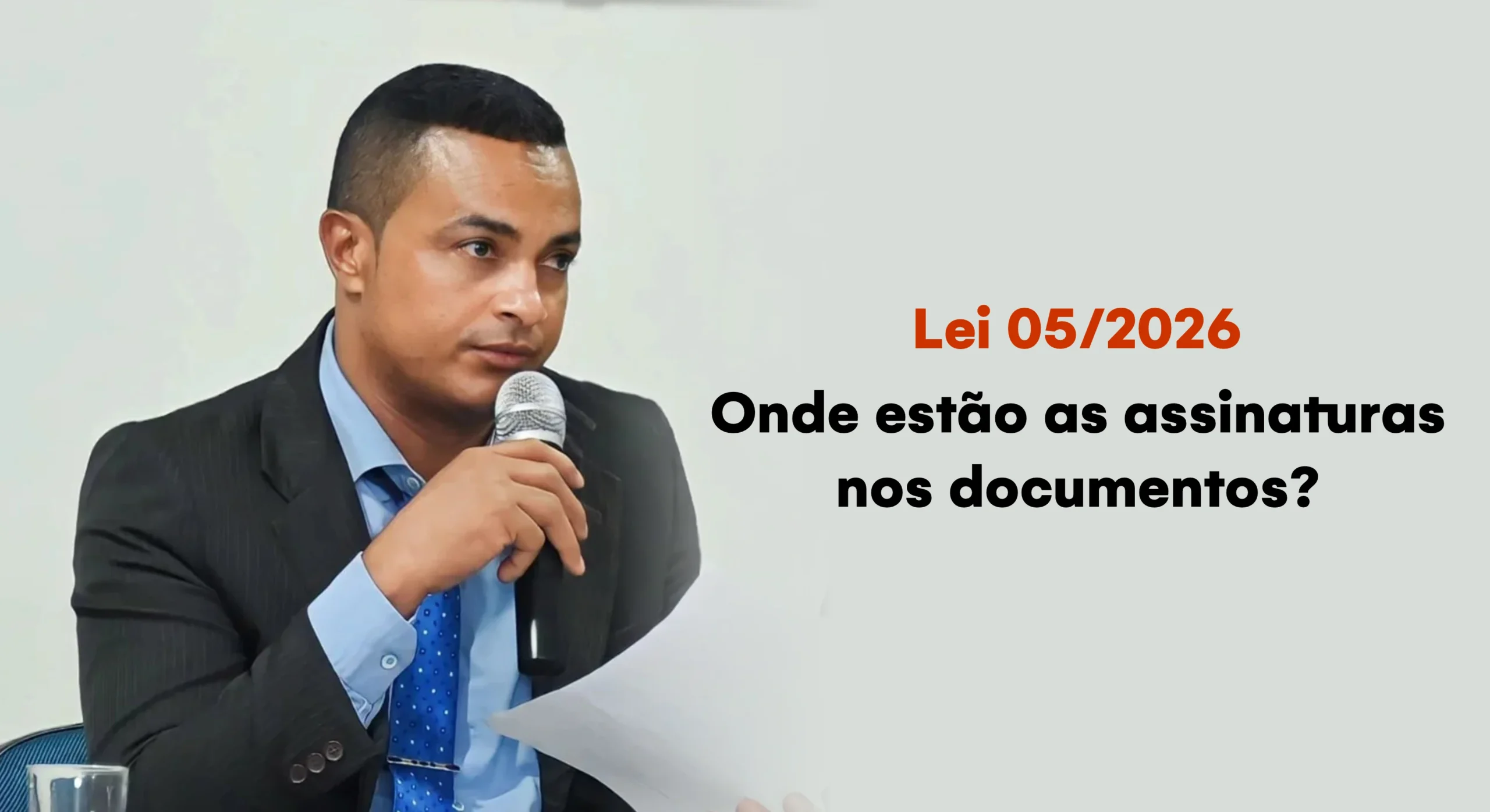 Miravânia: Vereador Joaquim barra projeto de empréstimo por falta de transparência e documentos técnicos