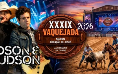 Edson & Hudson são confirmados na 39ª Vaquejada de Coração de Jesus