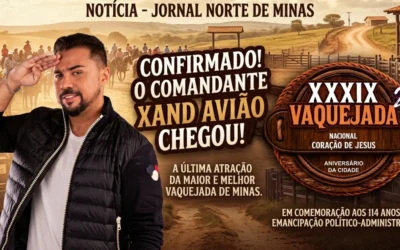 CONFIRMADO: Xand Avião fecha com chave de ouro a grade da 39ª Vaquejada de Coração de Jesus