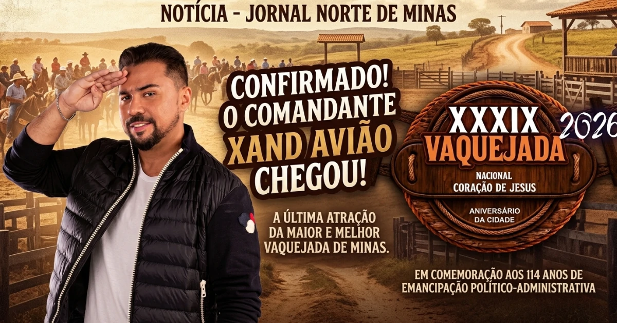 CONFIRMADO: Xand Avião fecha com chave de ouro a grade da 39ª Vaquejada de Coração de Jesus