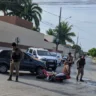 Plantão: Acidente entre carro e moto deixa ferido no centro de Januária