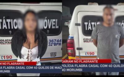 Carga interceptada: Casal é preso em Uberlândia transportando 40 kg de maconha para Januária
