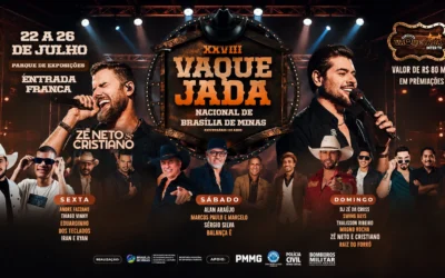Brasília de Minas se prepara para a maior Vaquejada da história com show de Zé Neto & Cristiano e R$ 80 mil em prêmios!