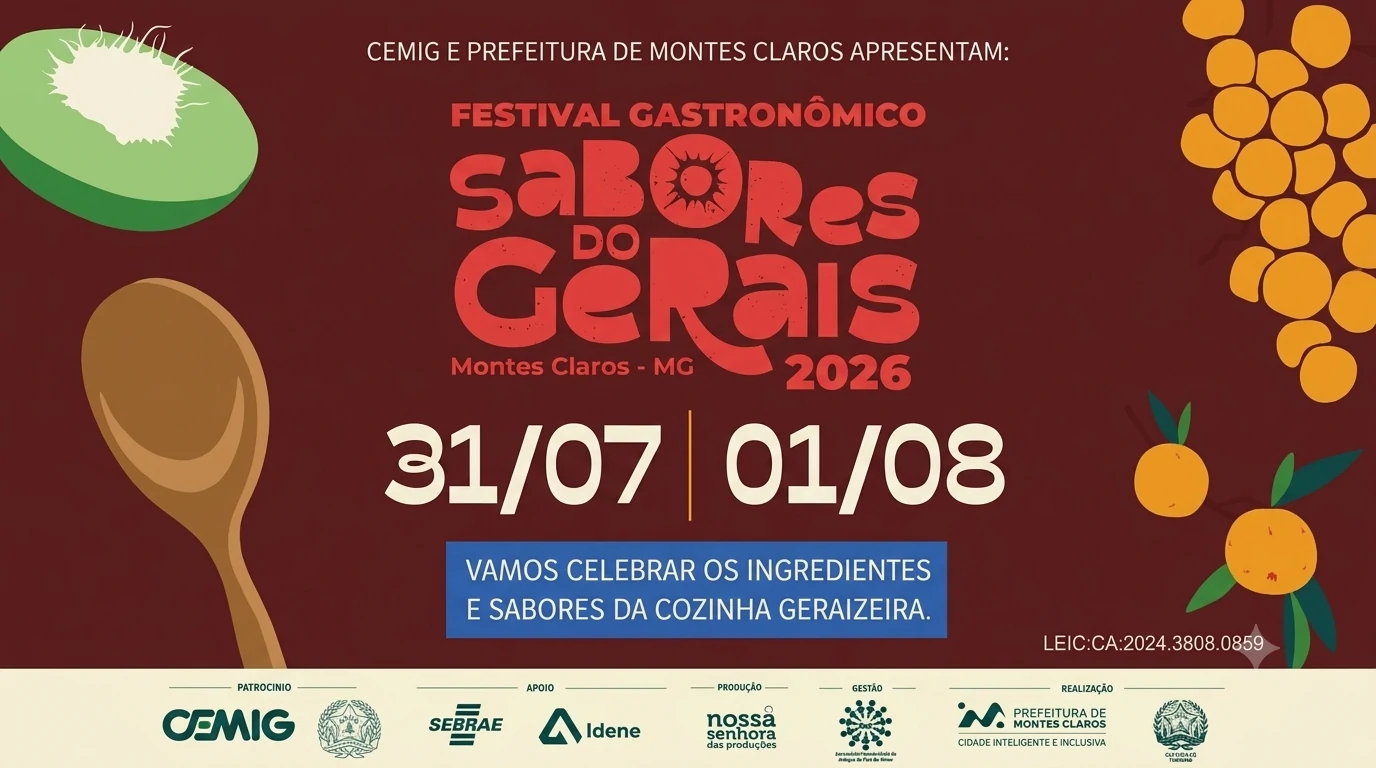 SABORES DO CERRADO: Montes Claros e Januária recebem Festivais Gastronômicos promovidos pelo Sebrae Minas