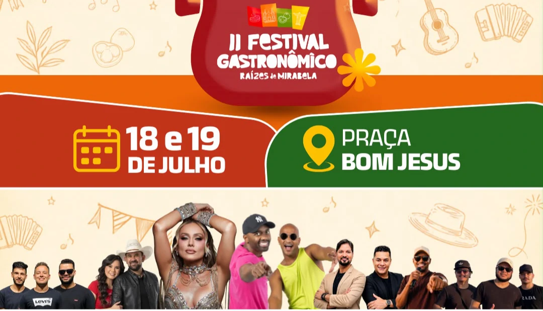 Sabores do Cerrado: 2º Festival Gastronômico de Mirabela celebra a tradição e fortalece pequenos negócios locais!