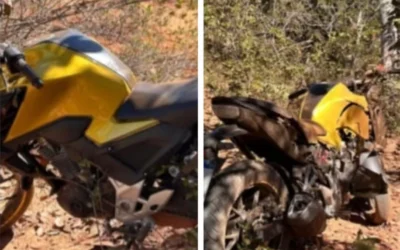 TRAGÉDIA NA ZONA RURAL: Jovem motociclista morre após perder o controle e colidir contra árvore em Januária