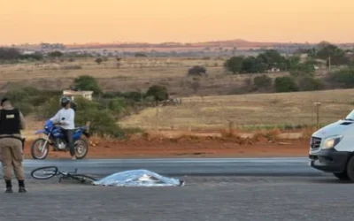 TRAGÉDIA NA MGC-122: Ciclista morre após ser atropelado por ônibus em Mato Verde