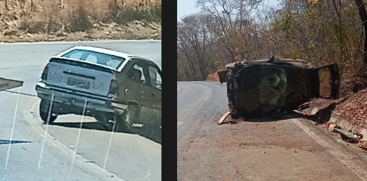 Extensa mancha de óleo na BR-365 provoca dois acidentes na saída de Montes Claros