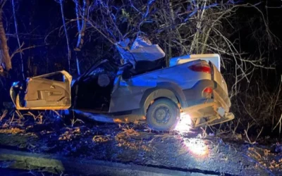 Motorista de 42 anos morre após picape colidir contra árvore na MG-401, em Jaíba