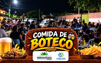 PRIMEIRA EDIÇÃO DO "COMIDA DE BOTECO" É SUCESSO DE PÚBLICO E CELEBRA A CULTURA REGIONAL EM MIRAVÂNIA